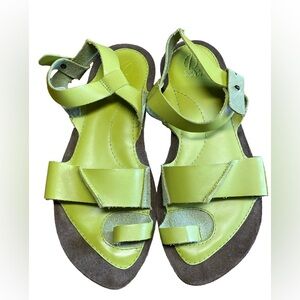 Like new! Sergio Tomani Leather Sandals SZ 8.5
